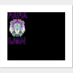 PAPA LION POPULAR T-SHIRT Posters and Art